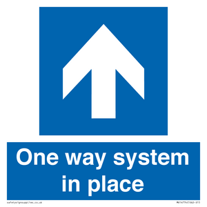 One way system in place